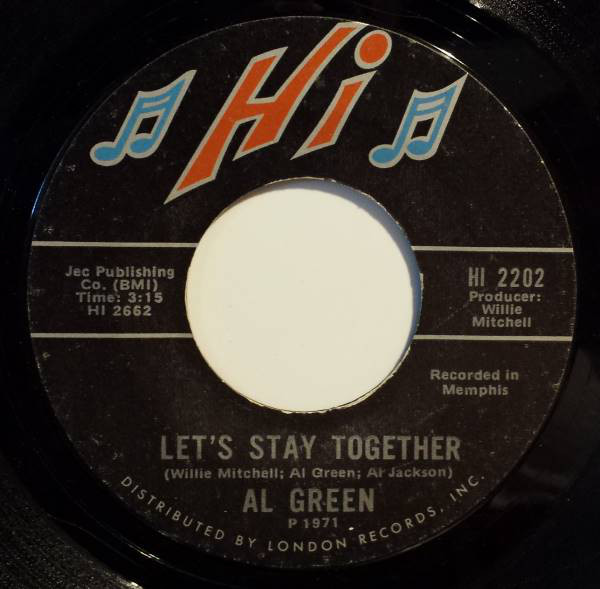 Al Green Let's stay together