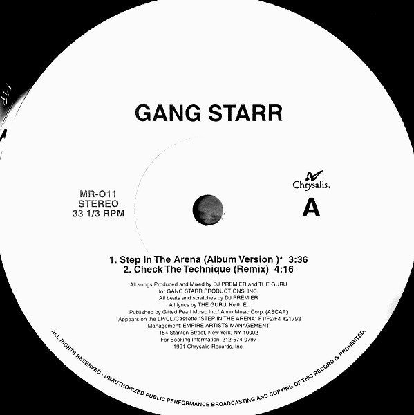 Gang Starr Step in the Arena